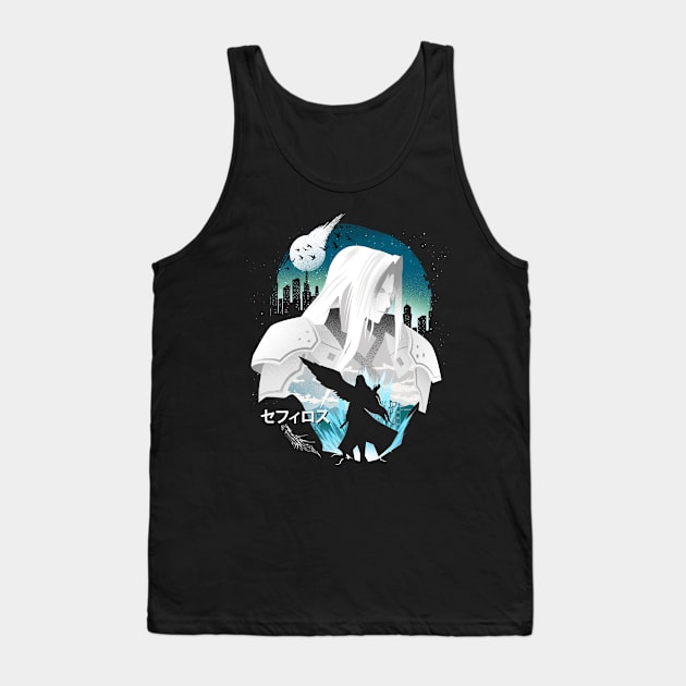 Sephiroth Landscape Tank Top by DANDINGEROZZ